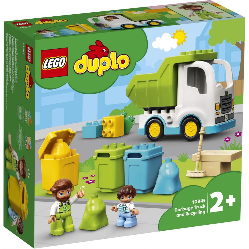 LEGO DUPLO Śmieciarka i recykling 10945
