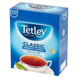 Herbata Tetley Classic Black czarna 100 torebek