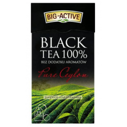 Czarna herbata bez dodatku aromatów 25 torebek Big Active